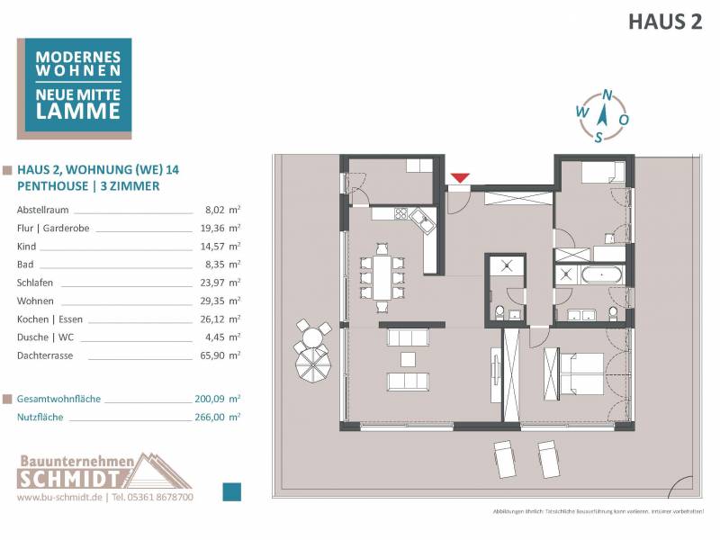 BS-Lamme Neubau-Wohnung-Besichtigung - 31.07.2024 von 16.00 - 18.00 Uhr - Treffpunkt: Lammer Busch 1