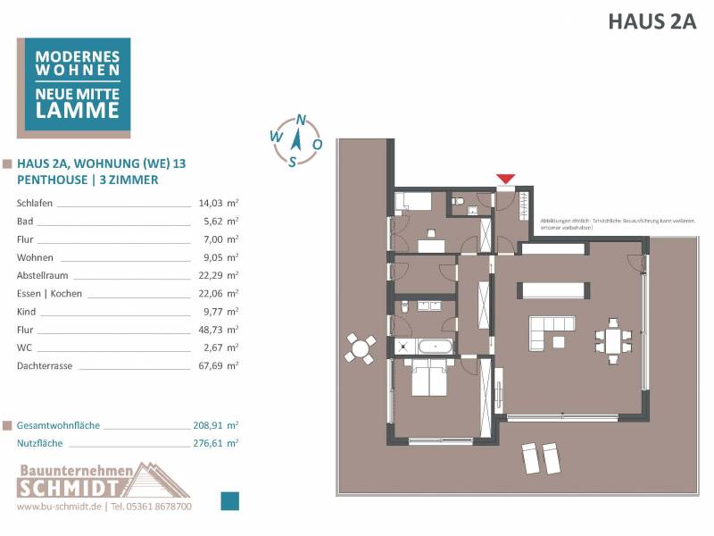 BS-Lamme Neubau-Wohnung-Besichtigung - 31.07.2024 von 16.00 - 18.00 Uhr - Treffpunkt: Lammer Busch 1